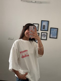 تیشرت سفید توت فرنگی 🙂↔️🩵