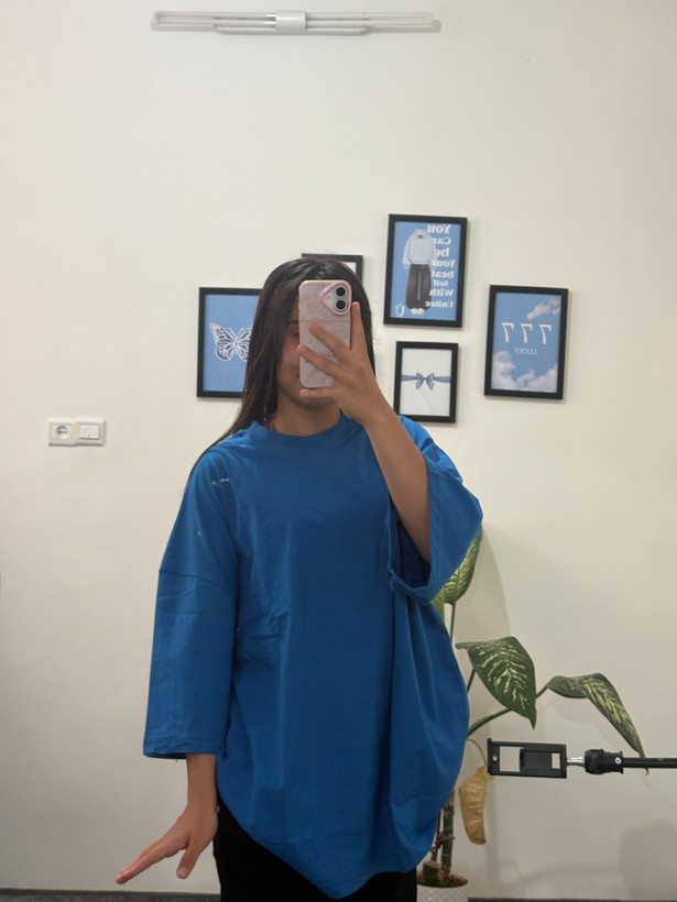 تیشرت بیسیک آبی نفتی